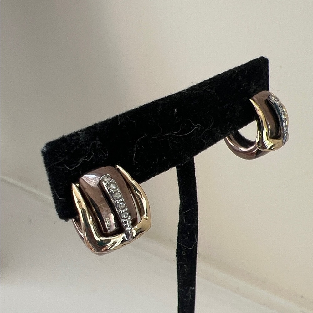 Alexis Bittar Gold and Silver Earrings - Picture 4 of 7